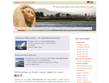 Tablet Screenshot of leben-in-luxor.de
